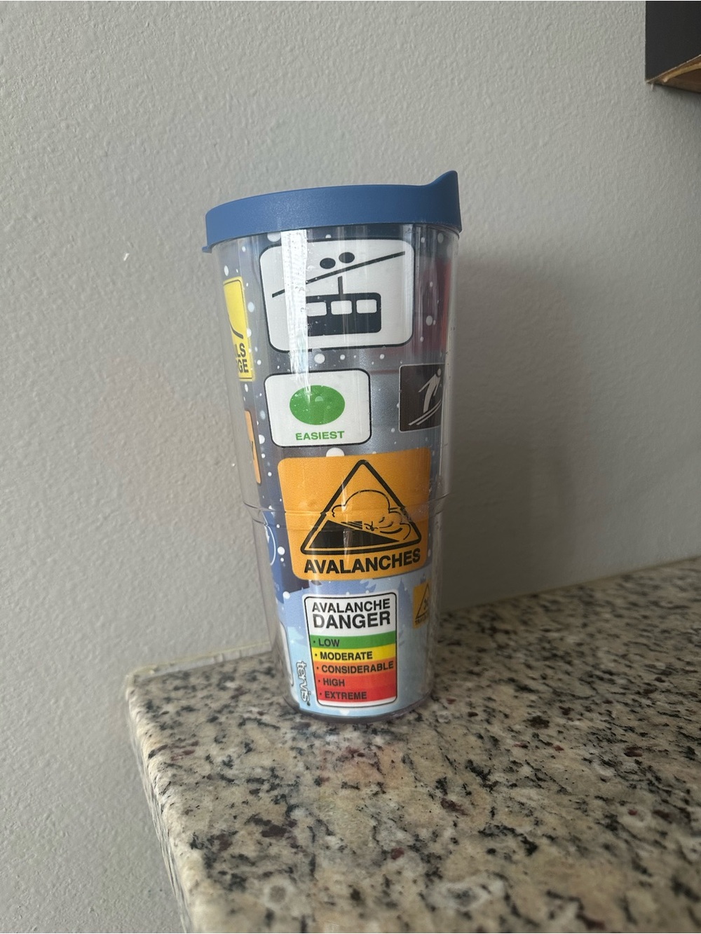 Ski themed Tervis Tumbler